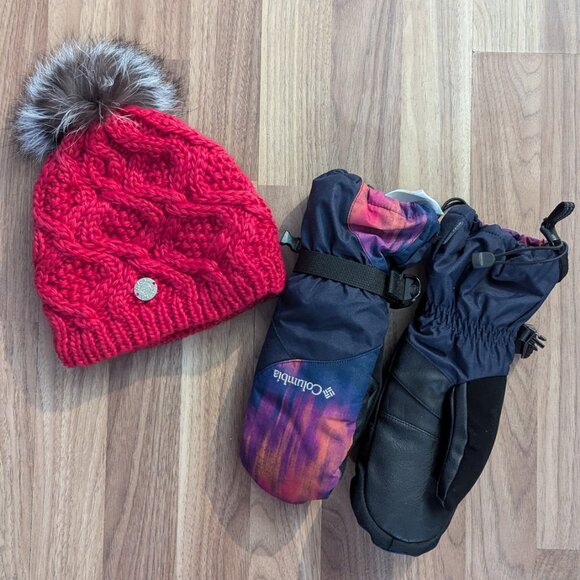 Columbia Plus Size snowsuit with Columbia matching mittens and hat .and - Picture 9 of 9